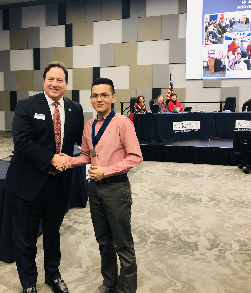 Jose Chiquito from MHS is an example of students and families coming to the US for an opportunity of a better life and education. With hard work many things are possible. Only 5 years ago, he didn’t speak English. Today, he’s college bound and at the top 25%of his class. #mymisd