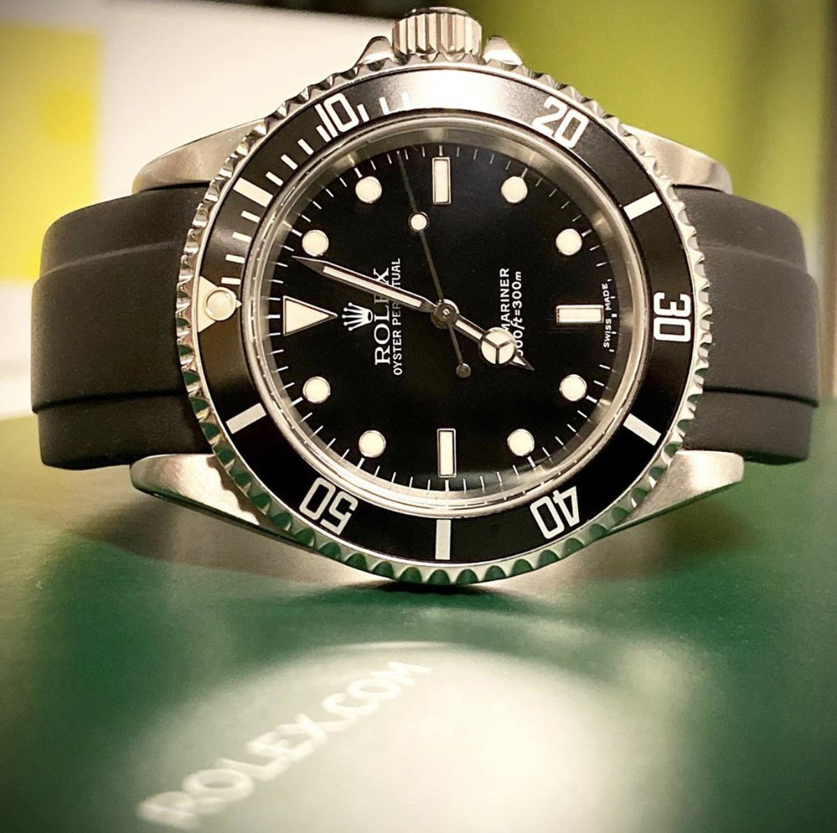 everestbands's tweet photo. Starting the day with an amazing shot 🤩The the Sub No Date on Black Deployant is killer🔥 Thanks for sharing, @the_grail_watch_chase ! | Customize your Rolex watch at https://t.co/3p8EseFOwe #Rolex #submariner #sub #rolexsubmariner #16610ln #14060m #everestbands https://t.co/LwsDbZldwF