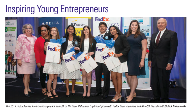 Special thanks to @FedEx for empowering the next generation of entrepreneurs through its support of JA around the world. We're grateful for our global partnership and to be included in the FedEx 2020 Global Entrepreneurship Outcome Report. #FedExCares fedexcares.com/about-fedex-ca…