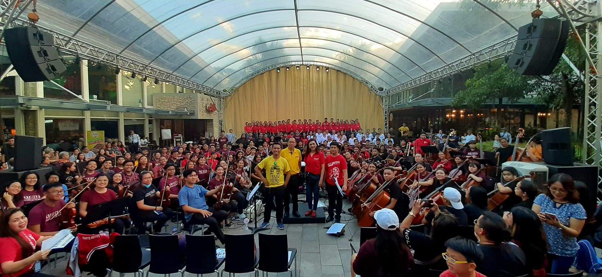 SBCAOrch's tweet photo. Ugnayan Sa Tugtugan: Symphonies, Bells and Choirs at ATC
A Collaboration concert between the UST Symphony Orchestra, San Beda College of Alabang Symphony Orchestra, Angeli dei Chorus, HisVocesBeda, and Percussion Ensemble.

#SBCASO
#USTSO
#USTSOxSBCASO https://t.co/vJR3jfLTQ3