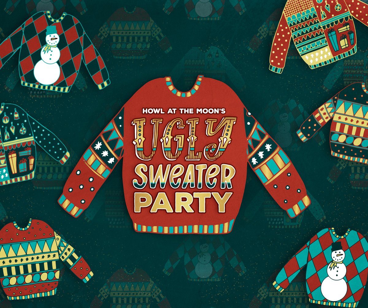 Celebrate the holidays this Friday, Dec. 20 at <a href="/_howlatthemoon/">Howl at the Moon</a> with live music, dancing and festive drinks. Wear your ugliest holiday sweater for a chance to win a $100 Howl gift card! bit.ly/2spYcIm