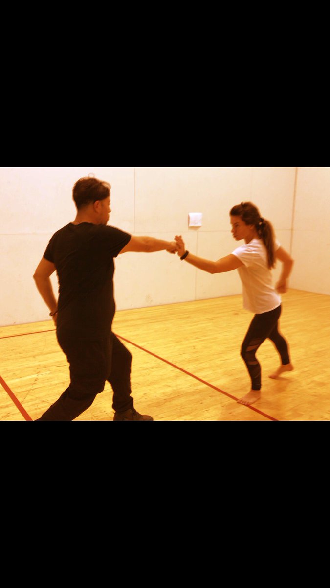 janieandlouie's tweet photo. A little hand to hand combat training courtesy of @geocorvera
#readysetfight #letsdothis #somuchfun #wednesdayworkout #thankyougeo https://t.co/eWyanMY5v0