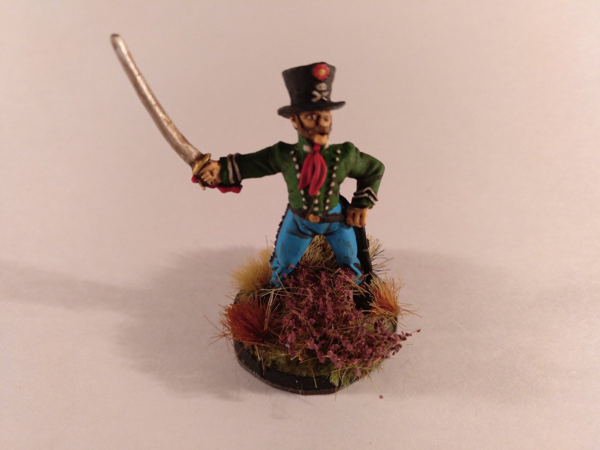 Mazarredo1's tweet photo. Bueno, mucho tiempo sin poner nada, aquรญ va un lรญder guerrillero de la Guerra Peninsular o Guerra de la Independencia espaรฑola
!Muerte al Frances!
#peninsularwar #guerrilla #28mm #napoleonic #perryminiatures #Sharpepractice #wargames https://t.co/Ft5nbdNiRN
