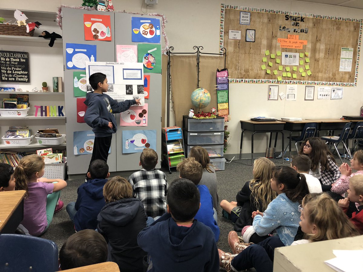 misstovani's tweet photo. PROUD moment when 3rd graders present posters on the person in history they researched!! so much learning and personal growth 🖤🖤 #ForTheKids #biography #research https://t.co/PDhkg2Pwot