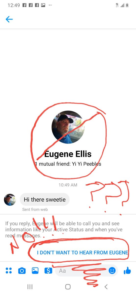 PamelaGregoire1's tweet image. Men named Eugene that also call me &quot;Sweetie&quot; freak me the f*ck out 😬
#NOOOOO
#reverseTrolling effort level 0
#NOTtoday 🤣