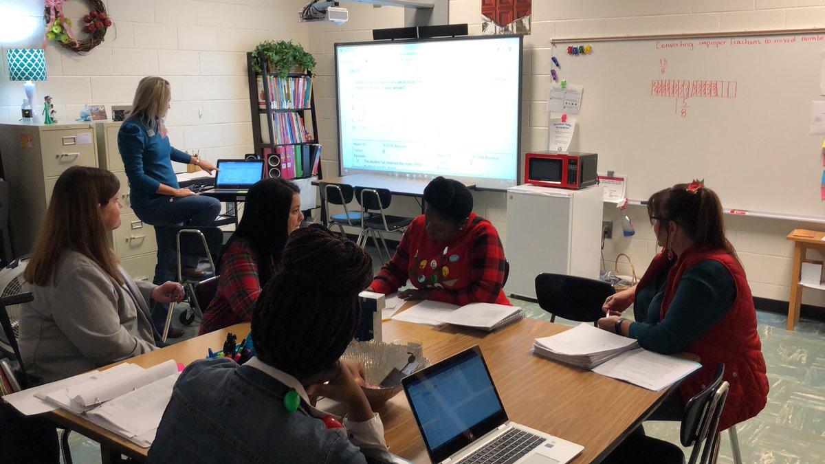 Walnut Creek doing collaborative planning using data protocols. Great job ladies!!