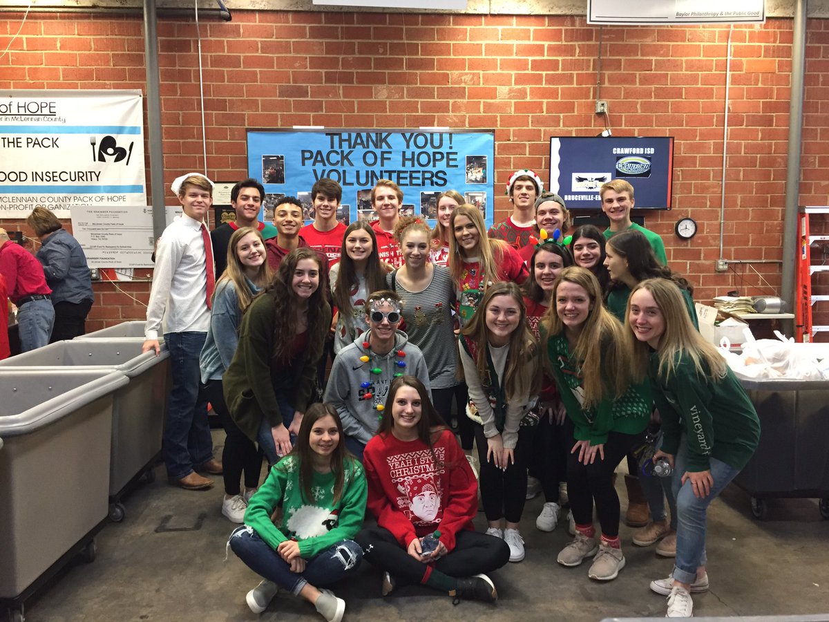 LorenaPALs's tweet photo. I guess the LHS PALs made the nice list! Pack of Hope volunteering and Shoebox Christmas deliveries were a blast! #LISDFutureFocus #TODAY https://t.co/HGgpLcs8Gc