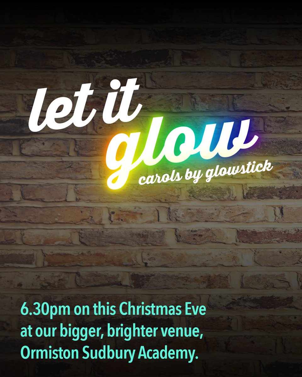 SVVineyard's tweet photo. It's happening! This Christmas Eve at 6.30pm. Doors open 6pm for mulled wine and festive treats. #glow2019 #VineyardatChristmas #StorehouseFoodbank #SudburySuffolk #BBCRadioSuffolk #SuffolkFreePress #CarolsbyGlowstick #ChristmasEve https://t.co/lhHNF05XLt
