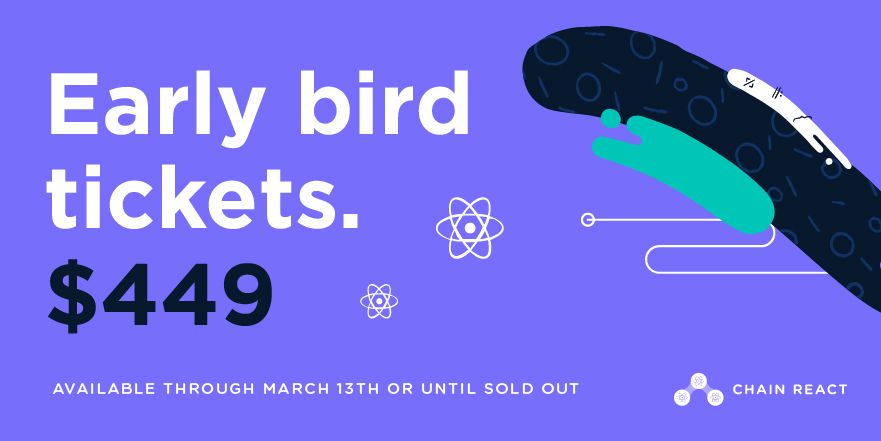 Chain React (July 30-31, 2026) tweet media