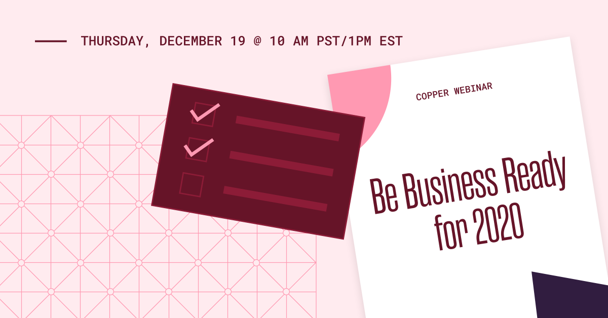 CopperInc's tweet image. You before a #CopperWebinar: spreadsheets 4 life! 👎
Future you after a #CopperWebinar: CRM &amp;gt; spreadsheets 👍

Get started → bit.ly/2rpWLtD