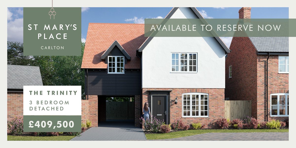 BushmeadHomes's tweet photo. Are you looking for your perfect #family #home in the #countryside? Then look no further than 'The Trinity' at the luxurious St Mary’s Place development in #Carlton. 

To find out more, contact our dedicated sales team today on 01234 674062. 

https://t.co/hBorNrRkYn

#Housing https://t.co/r2G8pkRuEG