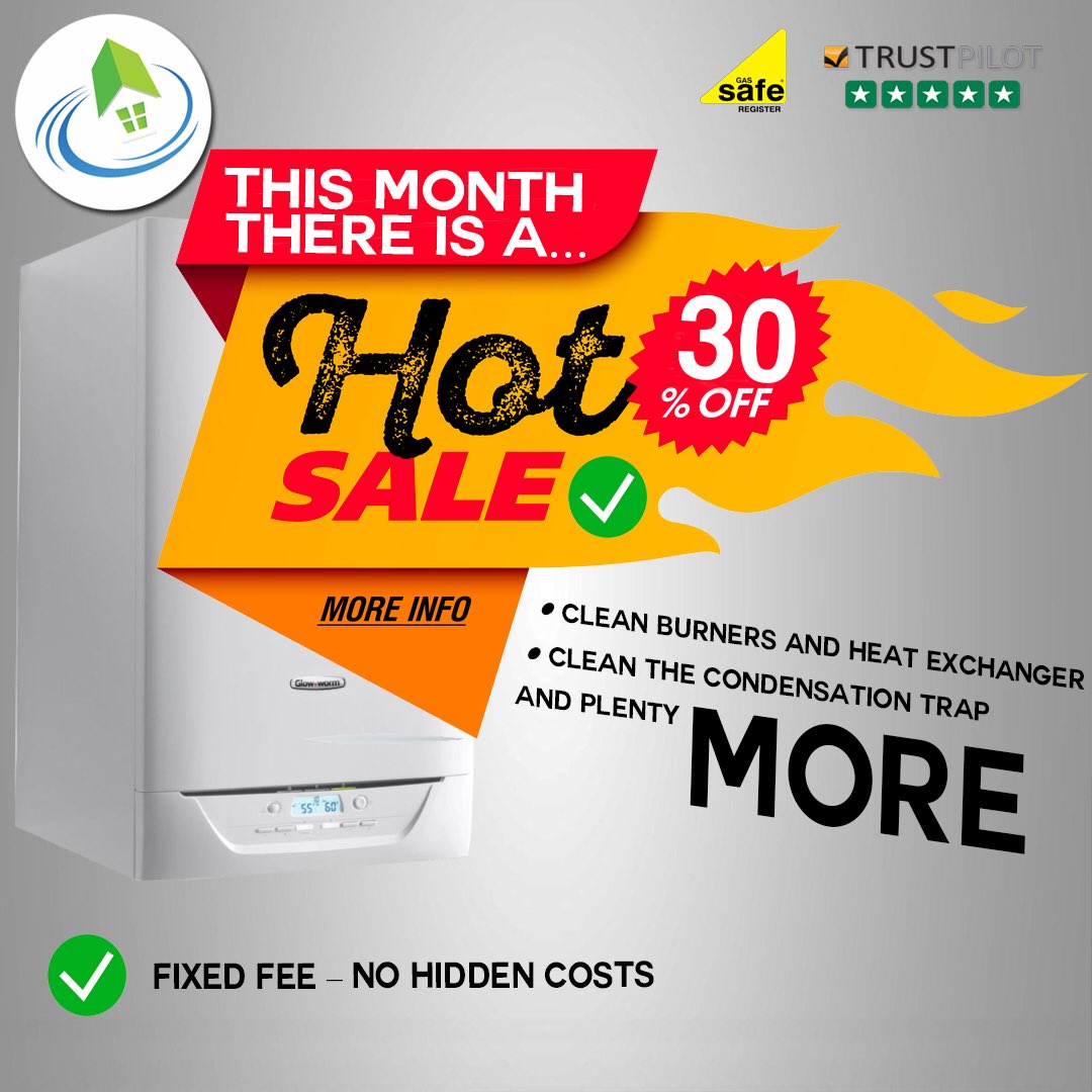 Our Christmas present to you! 🎁 Get a further discount on top of Decembers sales when you book a boiler service &amp; gas safety for January!