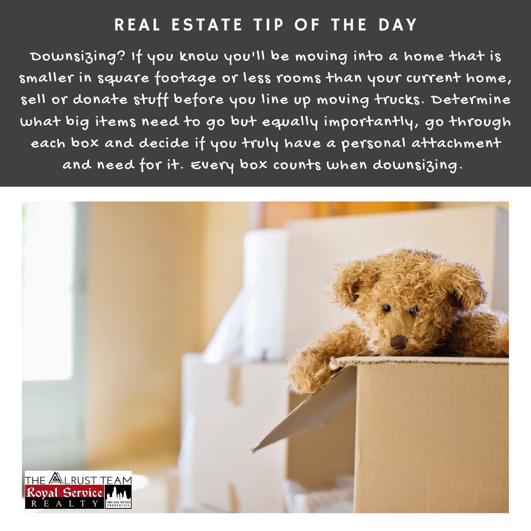 Such an important #tip for home sellers out there. Think ahead and the payoff will be big in the end!
𝓐
𝓐
𝓐
#theaalrustteam #royalservicerealtychicagometroproperties #realestate #realtor #tipoftheday #protip #realestatetip #moving #homeowner #homsellertip #interiordesign
