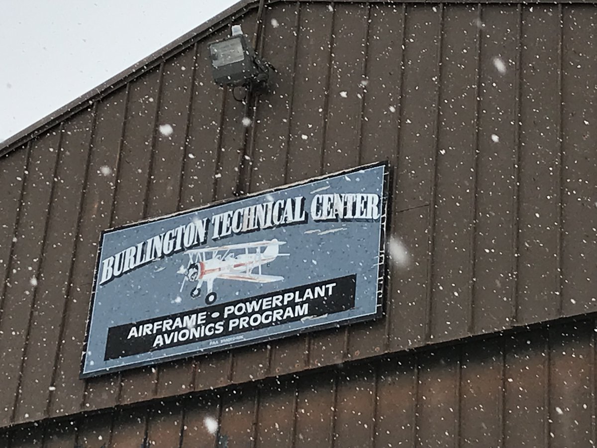VTEducation's tweet photo. Wonderful opportunity yesterday to meet students and tour the hanger with the @Burlington_Tech Aviation and Aerospace Technology Program. #VTCapitol4aDay @BTVSchools #vted #cte https://t.co/bELFO0kZss