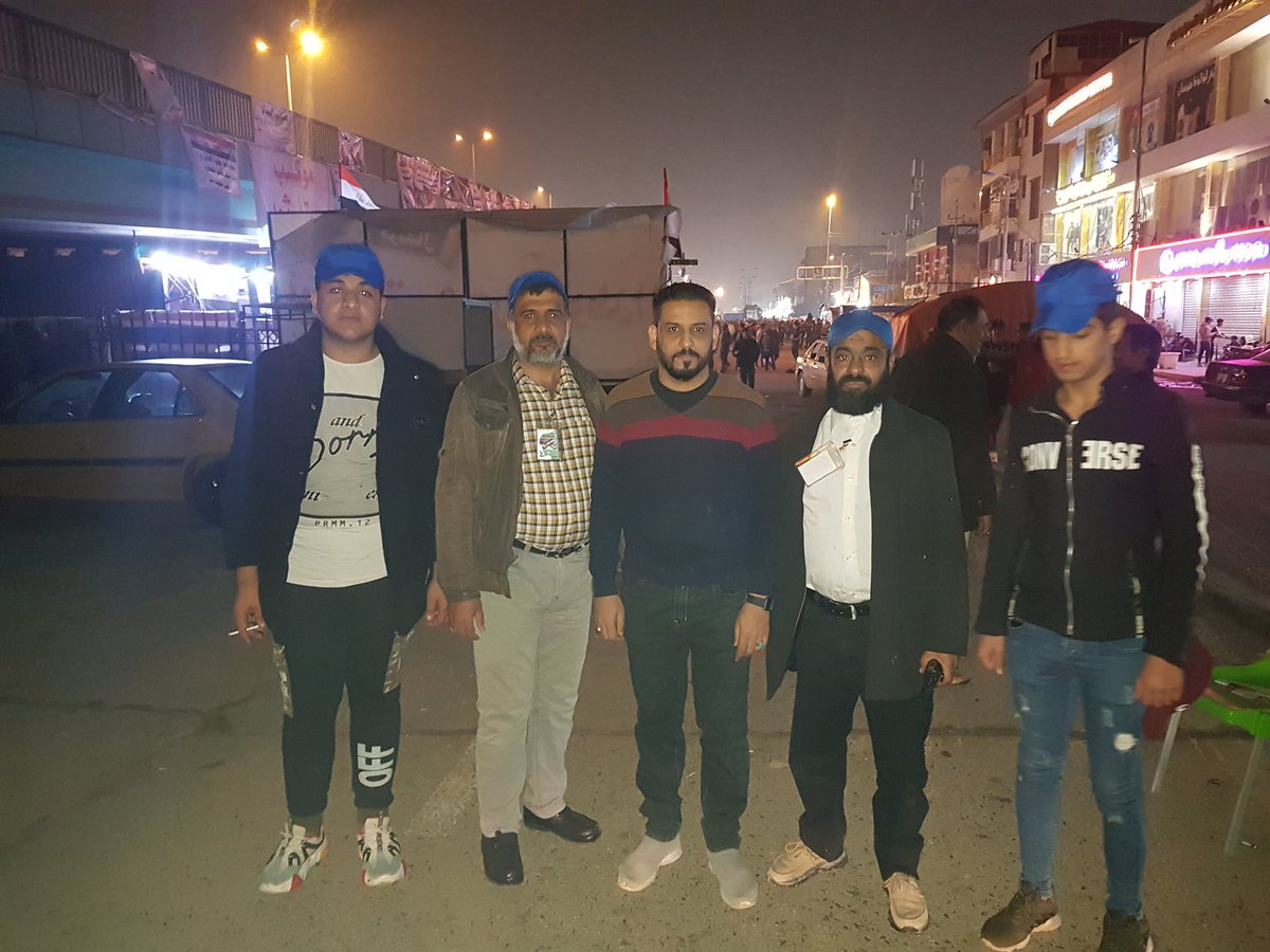 القبعات الزرق 
من تظاهرات ميسان