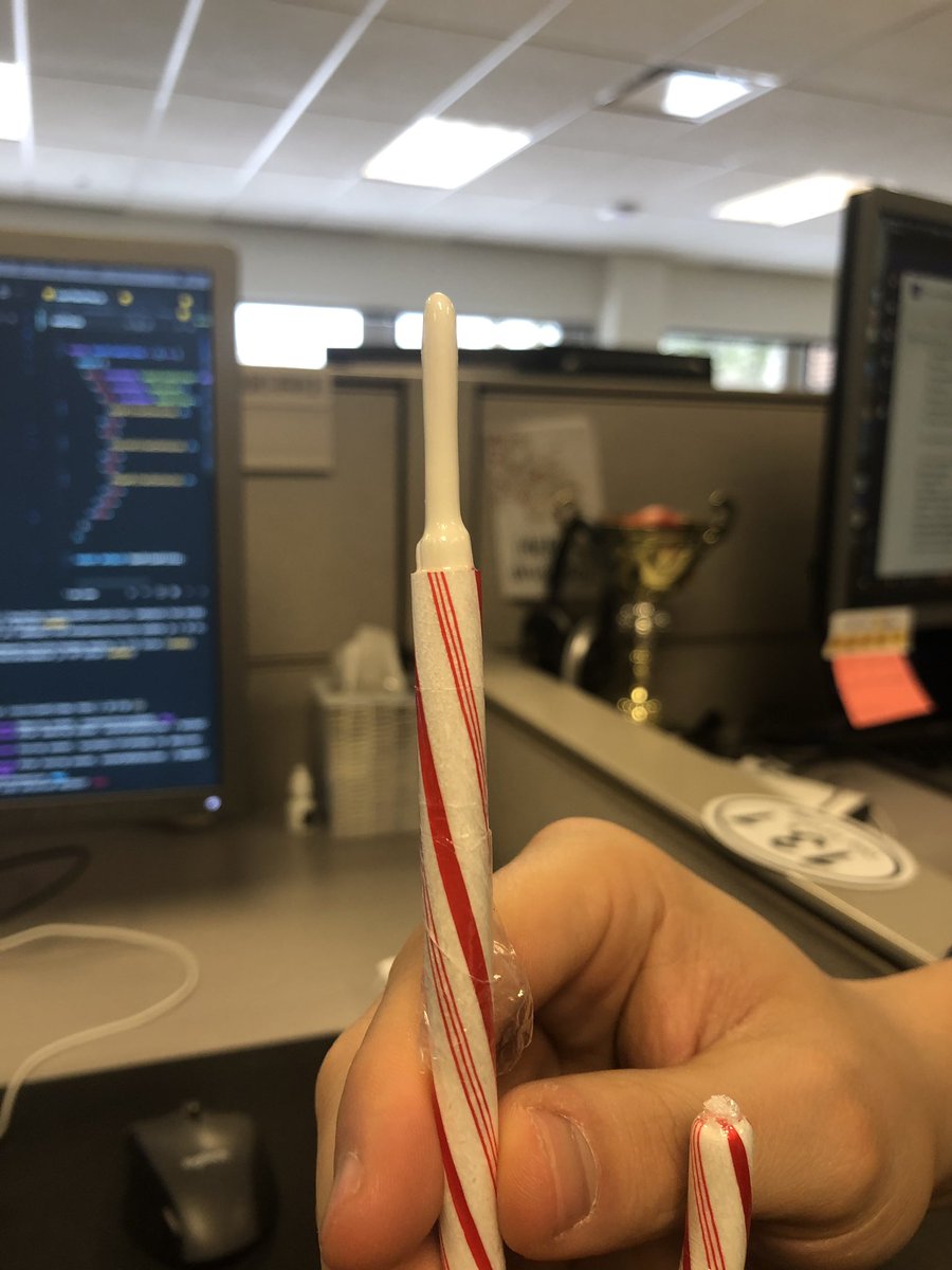 JimMoody1's tweet photo. Who else eats their candy canes like this?
#CandyCaneChallenge #Christmas https://t.co/xNgRL59NIl