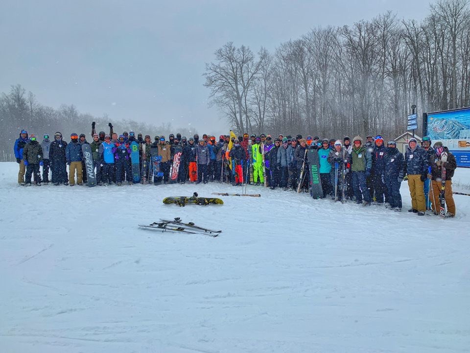 72 of us made it up to Boyne Mountain this week to take over the slopes for our annual ski trip!