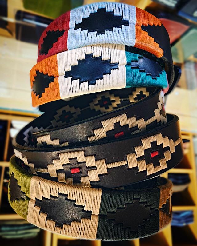 Back in stock! Handcrafted Argentine polo belts, dog collars and leads in rich, vivid patterns. #pampeanolife #polobelt #mensaccessories #dogcollars #dogleash #mensfashion #mensstyle #menswear #trueffelschweinberlin #trueffelschweinnews ift.tt/2PBW4Xj