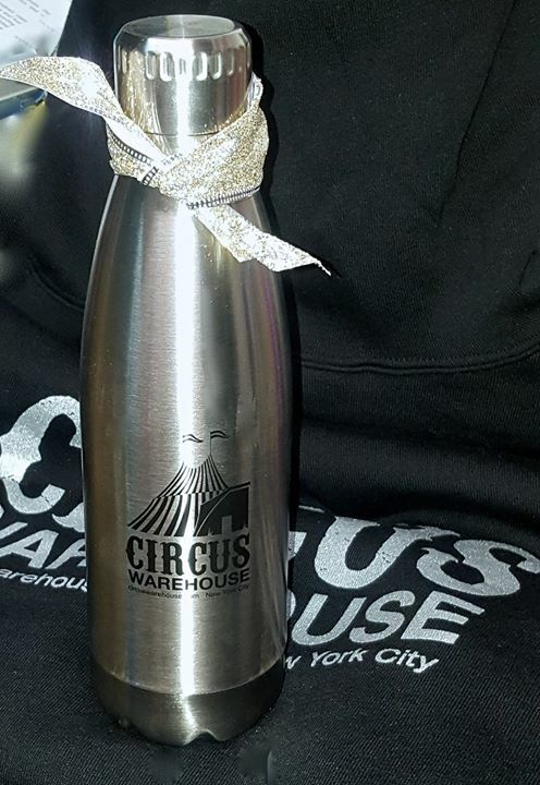 circuswarehouse's tweet photo. Need a last minute gift? The CW swiggy!! Very high-quality stainless steel water bottle. $22. https://t.co/Pa1bzly2ML