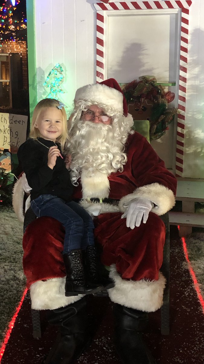 Beware0fkat's tweet photo. Our little Hazel with Santa Clause! https://t.co/S7InxdmoZb
