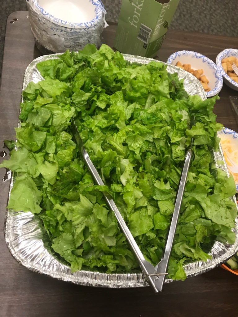 GreecePhoenix's tweet image. The students grew lettuce so naturally we made a salad bar! It was so delicious! Great job guys! #phoenixproud #phoenixgarden #theymadeitthemselves @GreeceCentral