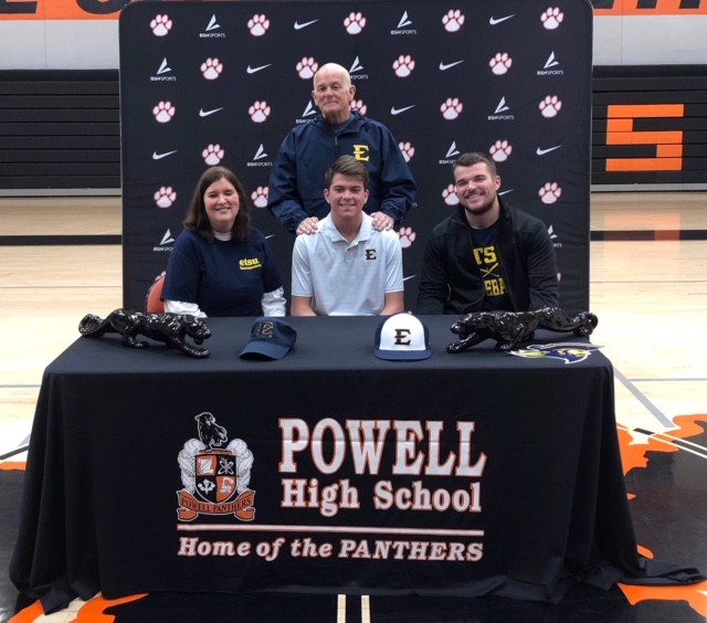 PowellBaseball's tweet image. CONGRATULATIONS to Powell senior pitchers Walker Trusley (ETSU) and Dylan Jacob (Cleveland State) for signing scholarship papers today at Powell High School. #Panthers #Bucs #Cougars