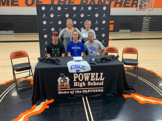 PowellBaseball's tweet image. CONGRATULATIONS to Powell senior pitchers Walker Trusley (ETSU) and Dylan Jacob (Cleveland State) for signing scholarship papers today at Powell High School. #Panthers #Bucs #Cougars