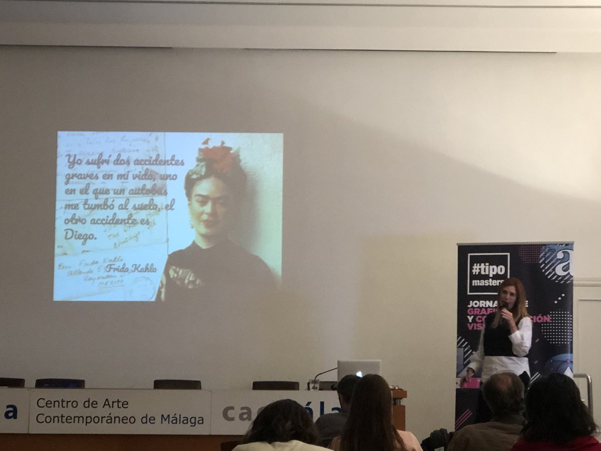 MarianSCastan's tweet photo. #tipomasters4 en @cacmalaga #periodismouma #transuma
🎨 Mira @cibermarikiya mi #FridaKahló 🤣 https://t.co/COG7nxFFVx