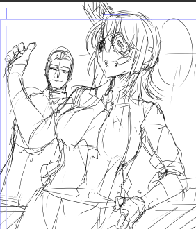 油断すると改二ボディで描いてしまう 