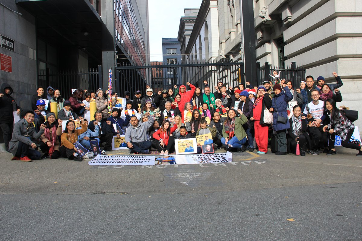 AsianLawCaucus's tweet photo. Thank you to everyone who supported yesterday’s interfaith holiday vigil and direct action in support of Tith. We’re inspired by the courage of our community members every day.

With authority over CA's prison system, @GavinNewsom can get #ICEoutofCAprisons and #KeepTithHome https://t.co/YsDHeCcOdM