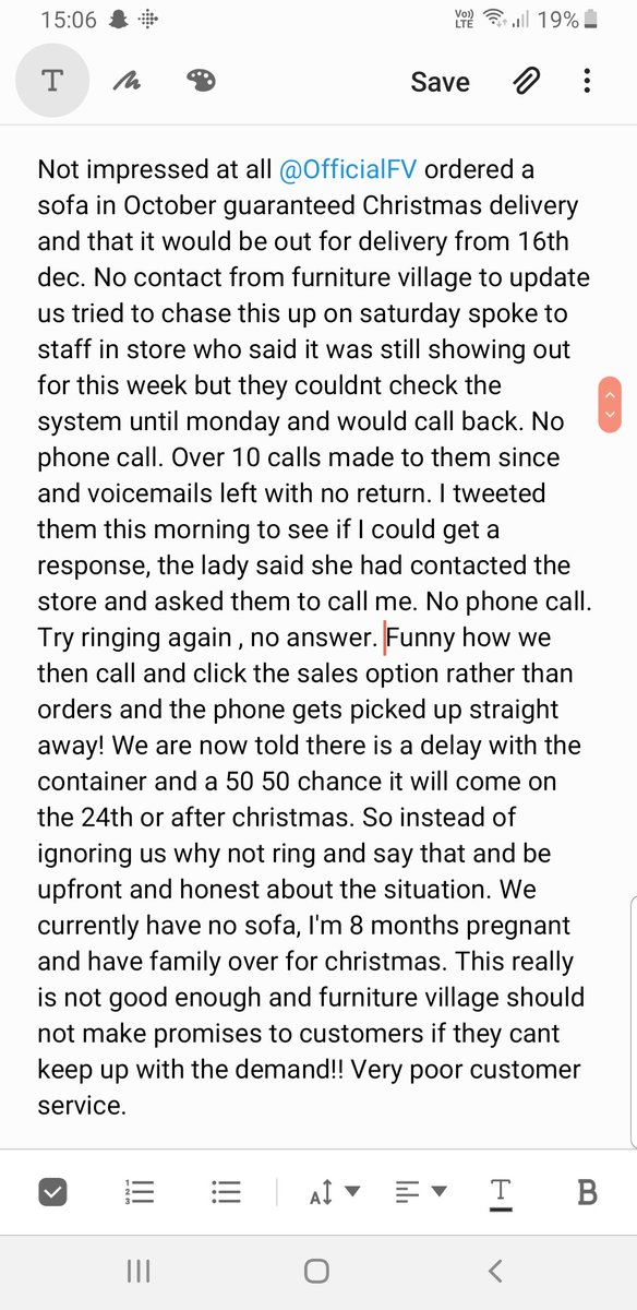 franella89's tweet photo. Very poor customer service @OfficialFV https://t.co/tHJczPYEdT