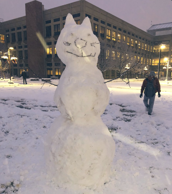 IUIndianapolis's tweet photo. You've been visited by Snowjag of Wisdom. 💡Retweet this for a personalized message of encouragement to get through finals week. https://t.co/gZCuTGlgvF