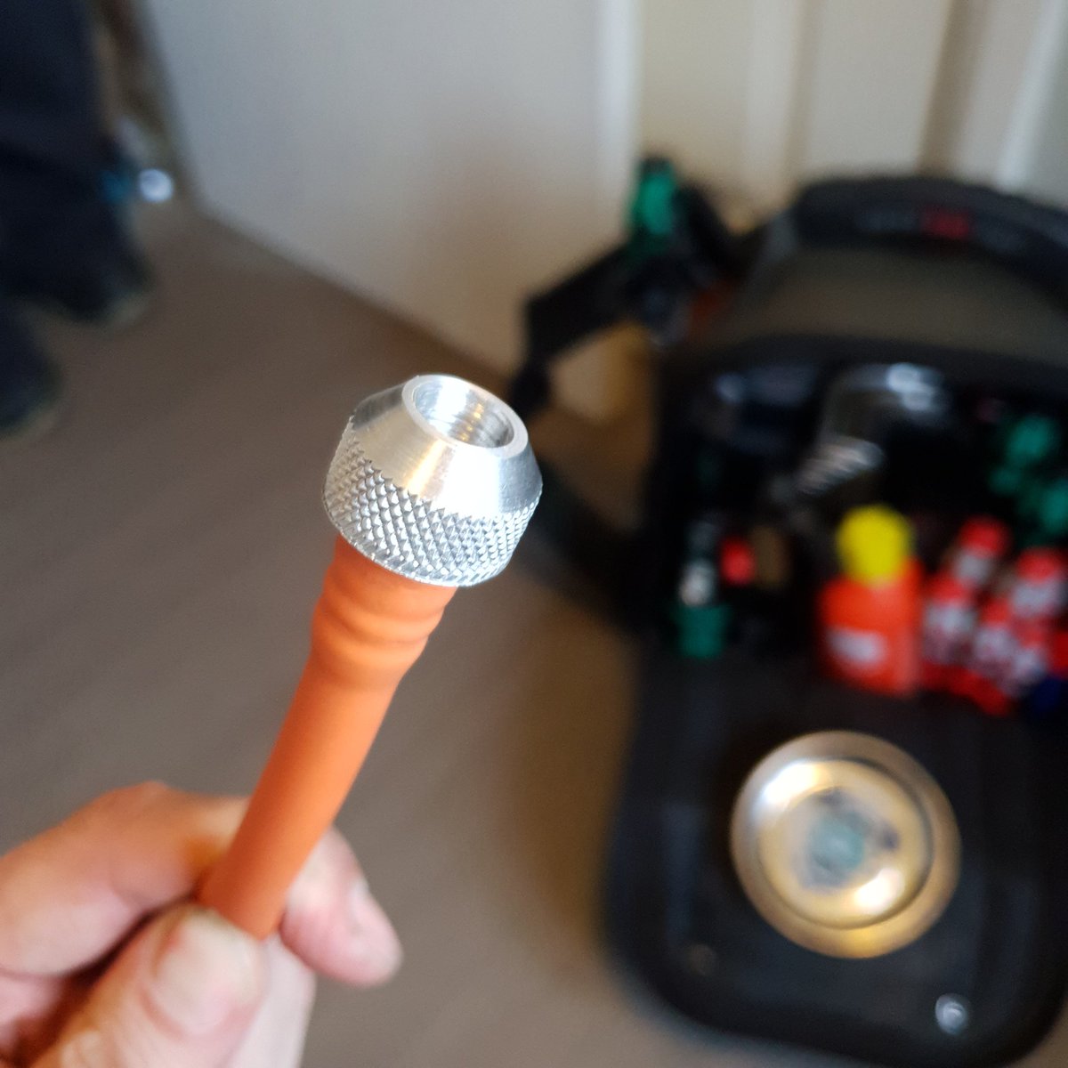 Love this handy little adaptor made by <a href="/DrPipeLondon/">Dr Pipe</a> great for screwing onto the drain off point on a <a href="/vaillantuk/">Vaillant UK</a> ecotec! Give him a shout if you want one!!