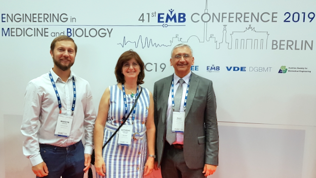 IoTLab_RT's tweet photo. EMBC Workshop 2019 in Berlin. Organised by @HochschuleReutlingen, #HTWG Konstanz and #Sechenov University https://t.co/B9pCNtPZZd https://t.co/8U0AayETj4