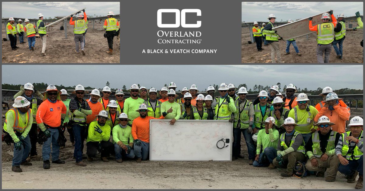 OCICareers's tweet photo. We always love celebrating the Last Panel installed!
Great job team on another successful project!
#LastPanel #Sucess #Solar #OverlandContracting
OCI is an Equal Opportunity Employer - Minority/Female/Disabled/Veteran https://t.co/yD94LjMPgc