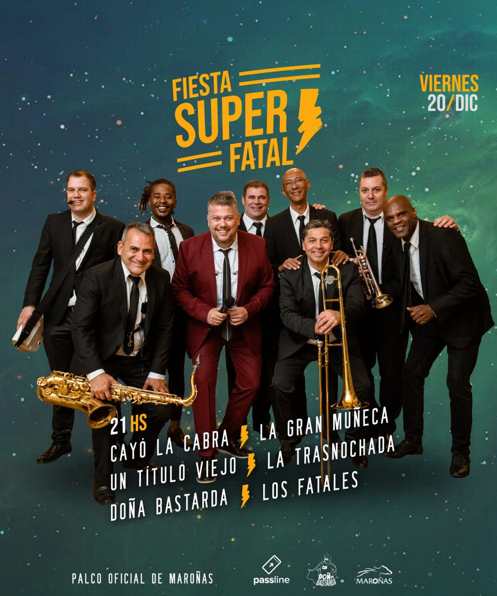 coladoscarnaval's tweet photo. Para que sigan despidiendo el año les dejamos una fiesta #SuperFatal https://t.co/ZVmGP4Q8mz