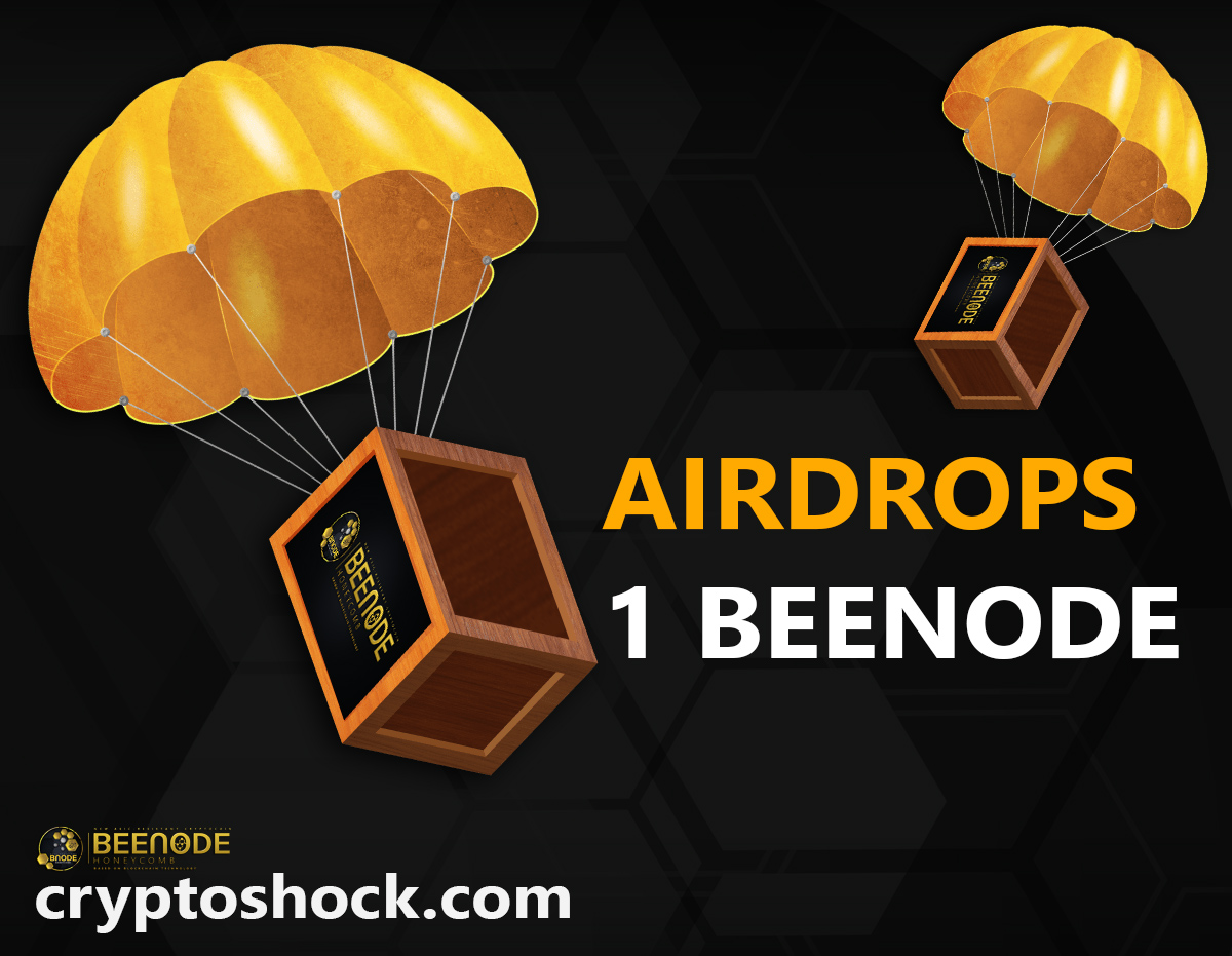 node_bee's tweet image. #Airdrops #BeeNode  Sign Up on CryptoShock.com and receive 1 BeeNode as a gift.