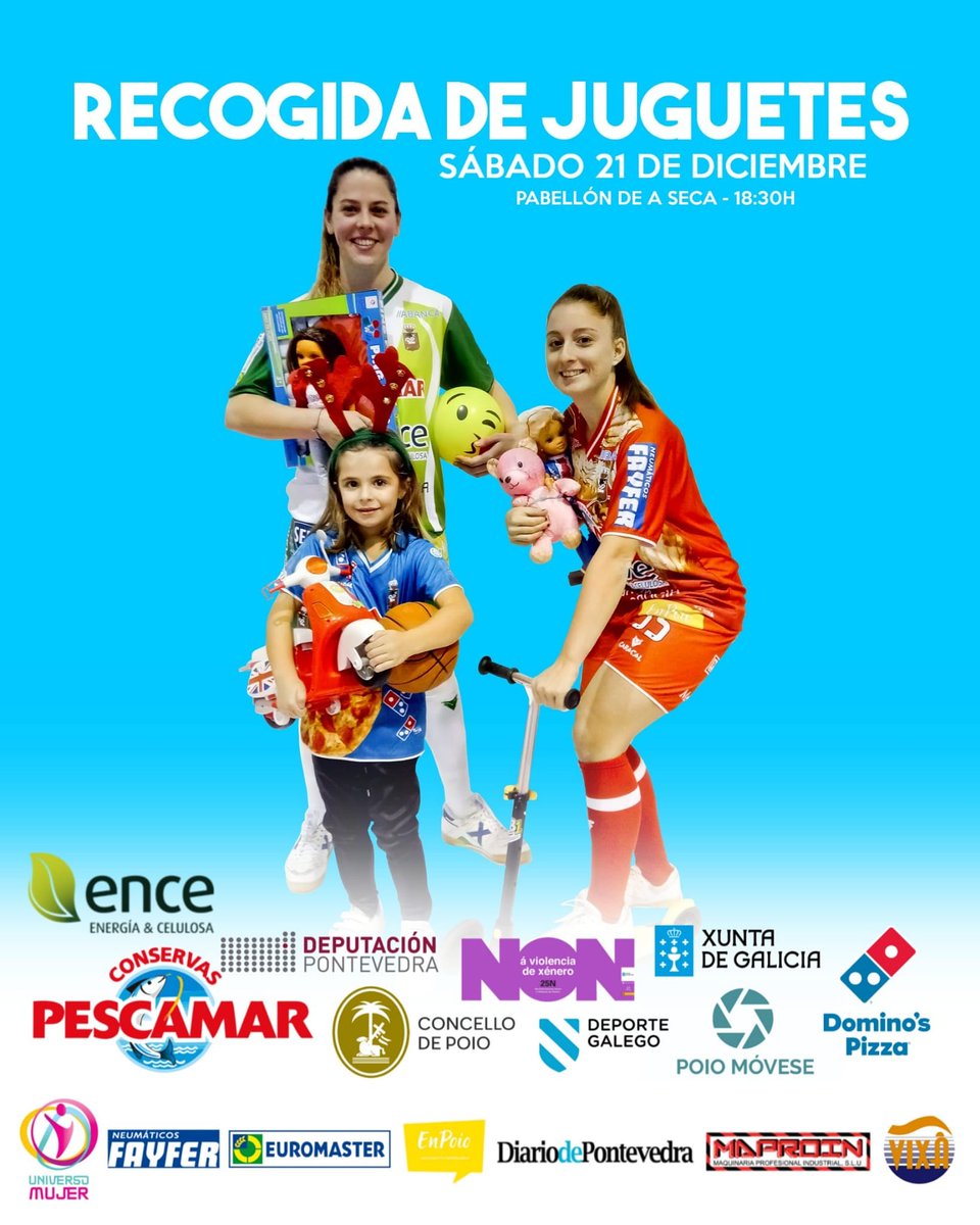 PoioPescamarfs's tweet photo. RECOGIDA DE JUGUETES| 
Este sábado en colaboración con el #concellodepoio podéis colaborar con juguetes nuevos o usados .
#poiomovese #NON #enceplansocialpontevedra
#deputaciondepontevedra https://t.co/681V6WqCvT