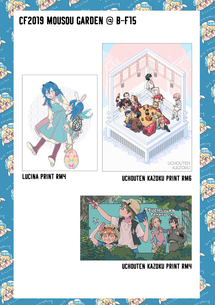 stickers/prints that i'll be selling at #cf2019 with....really limited stock
#comicfiesta #comicfiesta2019 