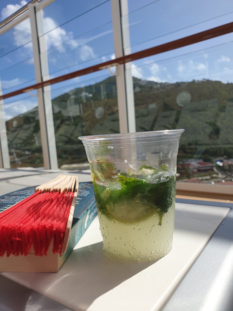 skbarrone's tweet photo. Hard to believe it's a week until Christmas when you're sipping cocktails in 30ยฐC. #smugpost #Caribbean #cruise https://t.co/fk9vu2D7P9