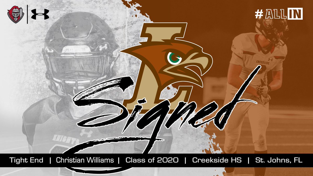 CHSFLRecruiting's tweet photo. Congrats to @Creekside_fb TE @ShaneCalhoun19 for signing with @ECUPiratesFB and TE @cwilliams9044 for signing with @LehighFootball! #WorkToWin #ALLIN2019 https://t.co/Db8IUj8YDu