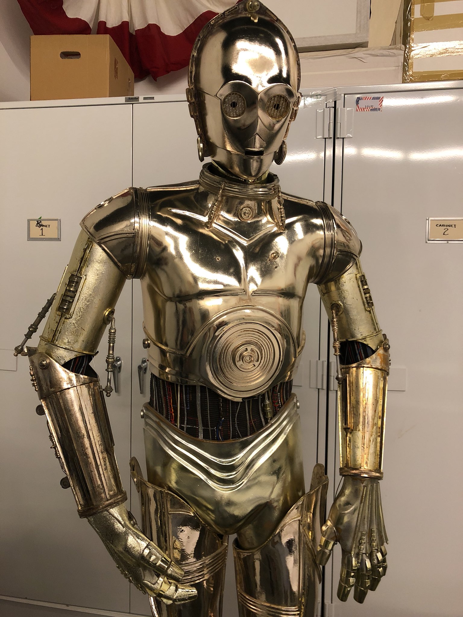 musical interieur Nauwkeurigheid Smithsonian on Twitter: "@PostalMuseum @airandspace @amhistorymuseum  @smithsoniannpg Anthony Daniels wore this C-3PO costume in "Return of the  Jedi." For preservation, it's kept on a mannequin, attached through the  foot. Staff created a