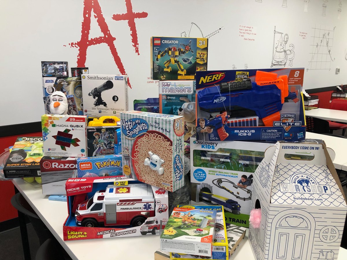 Thank you to our generous Mathnasium of Wauwatosa and Mathnasium of Mequon families -- these are the gifts (2 boxes full!) you donated to our #TosaForTots drive! We're proud to be a small part of bringing a little joy to some children in need this holiday season. #givingback