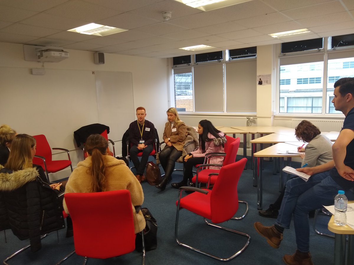hsc_ci's tweet photo. A fantastic University and Employment Preparation Day attended by former H&amp;SC students (Occupational Therapy, midwifery and paramedic) and ARU Student Ambassadors.  Mini carousel interviews, assessed discussions, maths and literacy tests and a panel interview - great practice! https://t.co/hjKnDKYHNF