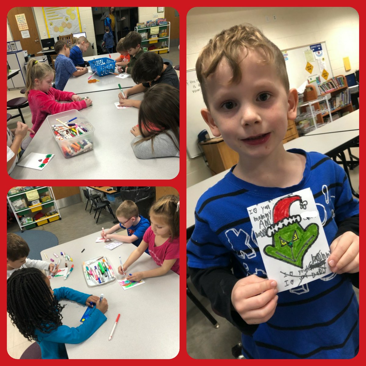 fmteducare's tweet photo. The Middles made Christmas cards 💚🖍️🎄#TheMiddles #WOW #WeHaveSomeArtists #WhatACard #TisTheSeason #WeAreGettingExcited 😁 https://t.co/w9pwLZw2g9