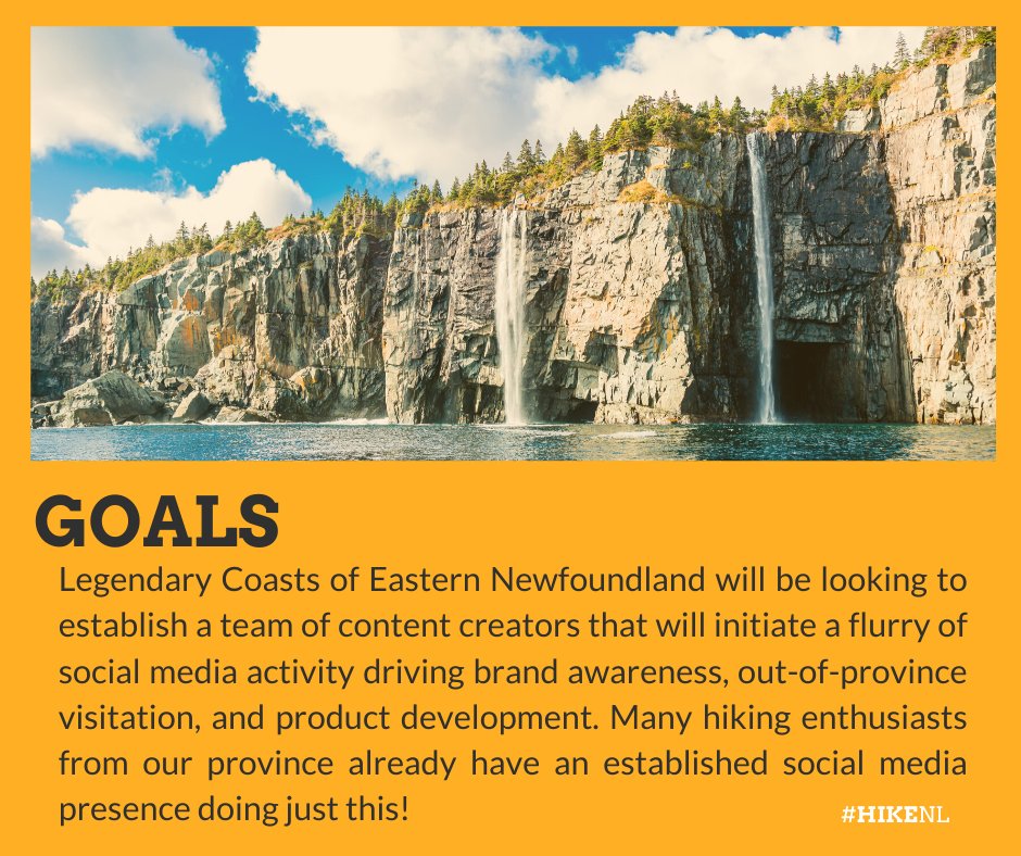 NL has some of the most phenomenal hiking in the world! We've long known that many travellers come to see breathtaking views from our trails. We are trilled to be working on a project that will make even more potential guests aware of what the east coast has to offer. #HikeNL