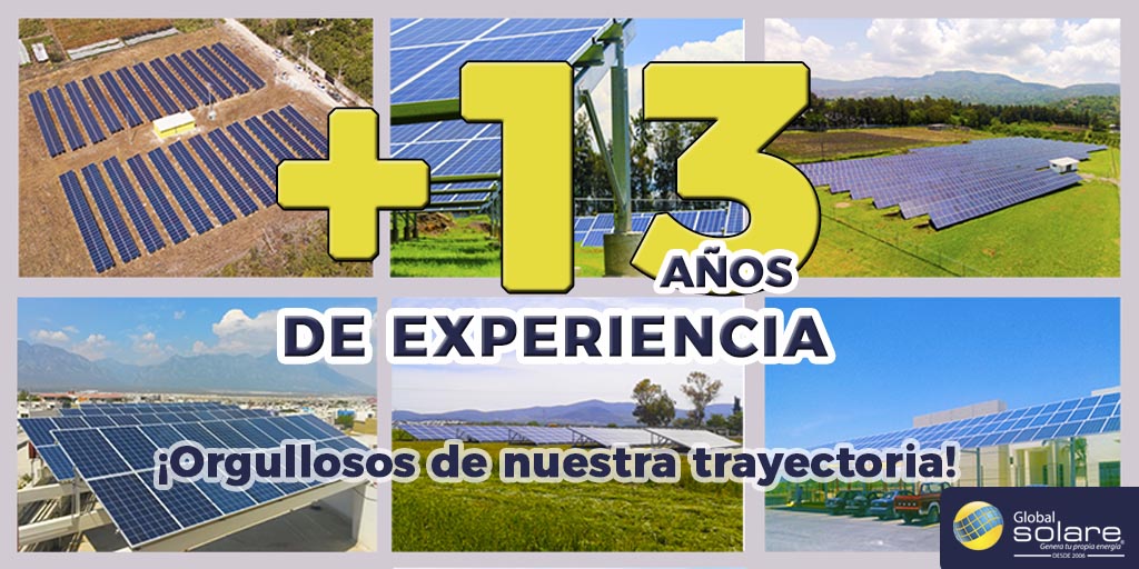 globalsolare's tweet photo. Nuestro conocimiento a lo largo de más de 13 años nos ha proporcionado la experiencia para ser la empresa solar con más casos de éxito en México, brindándote confianza y tranquilidad en tu proyecto de energía solar https://t.co/DVWEAIZTAb
#FelizMiercoles #EnergíaSolar #Mexico https://t.co/AFBpRqTLPn