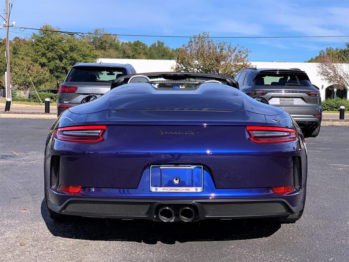 PorscheJax's tweet image. Take a look at these great photos our Team Member, Joey Boyles, snapped of this recently sold 2019 #Porsche #911Speedster in #IrisBlue Metallic. For more info &amp;amp; to find your next Porsche, call (866) 764-8061 or visit porschejacksonville.com. #PorscheJacksonville #Jacksonville