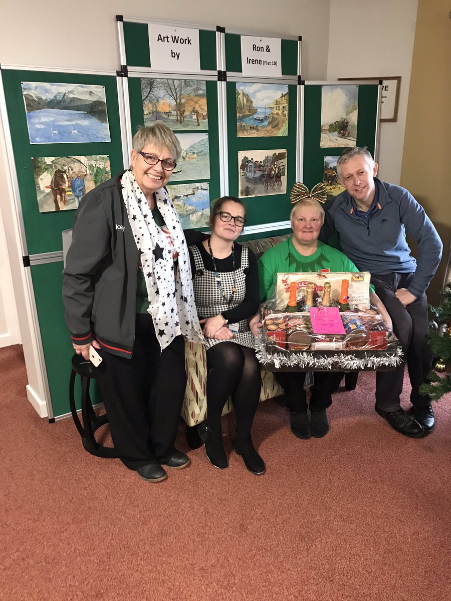 Lovely Christmas hamper donated from the local Iceland store in Northfield to all the residents at Ash Grove.@marksturgeon15 <a href="/VicSalm/">Victoria Salm</a> <a href="/IcelandFoods/">Iceland Foods ❄️</a>