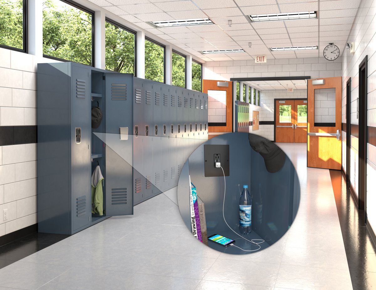 GroupDekko's tweet photo. Our NEW Sto-Way Locker Power Series delivers 120 Volts and 5 Amps of USB-A and USB-C charging to each locker unit.

Get more info below on this [perfect for hospitals, schools, sports arenas etc.] power solution.

https://t.co/zGdNL6ABC5

#lockerpower #workplacepowersolutions https://t.co/WHFehFUnnN